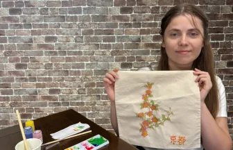 Kyoto Yuzen dyeing experience